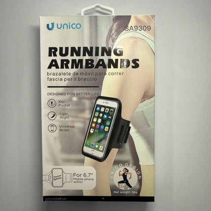 Sportieve hardloop heuptas / running belt waist pack – geschikt voor smartphones tot 6.7 inch