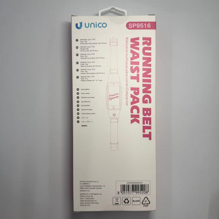 Sportieve hardloop heuptas / running belt waist pack – geschikt tot 6,7 inch smartphone (Unico)