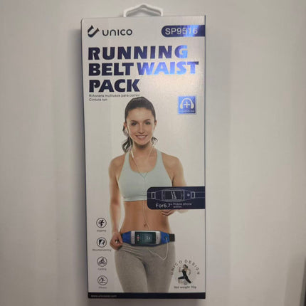 Sportieve hardloop heuptas / running belt waist pack – geschikt tot 6,7 inch smartphone (Unico)