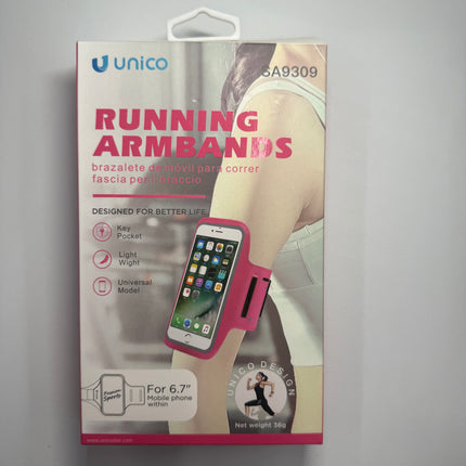 Sportieve hardloop heuptas / running belt waist pack – geschikt voor smartphones tot 6.7 inch