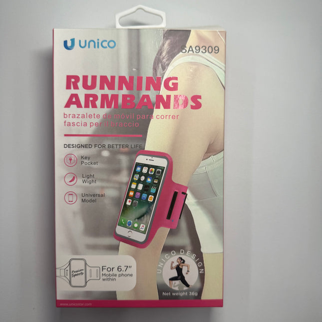 Sportieve hardloop heuptas / running belt waist pack – geschikt voor smartphones tot 6.7 inch