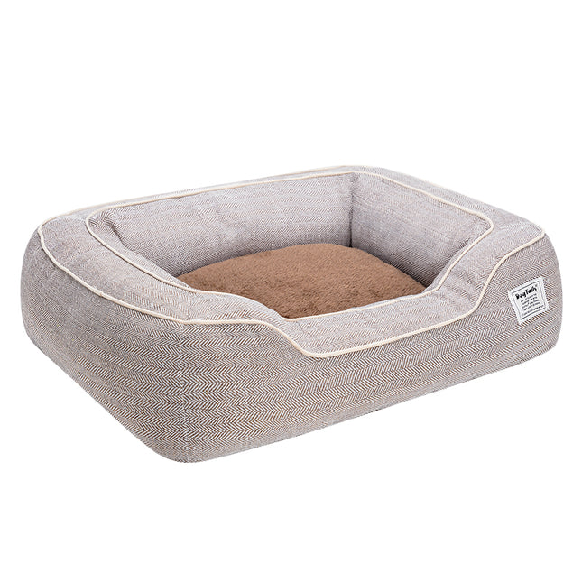 Zachte Hondenmand met Verhoogde Rand – Comfortabele Hondenmand voor Hond en Kat