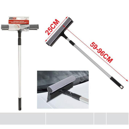 Telescopische autoruitenwisser met spons 25 cm