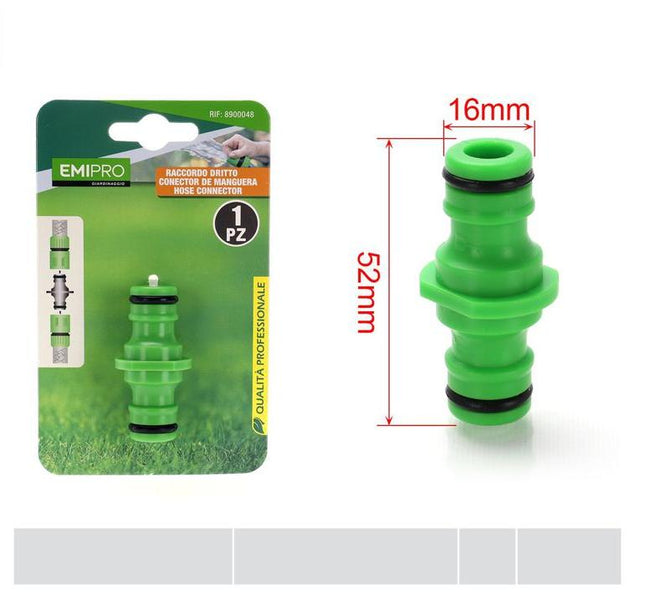 Tuinslang koppeling recht groen 52 mm voor slangverbinding
