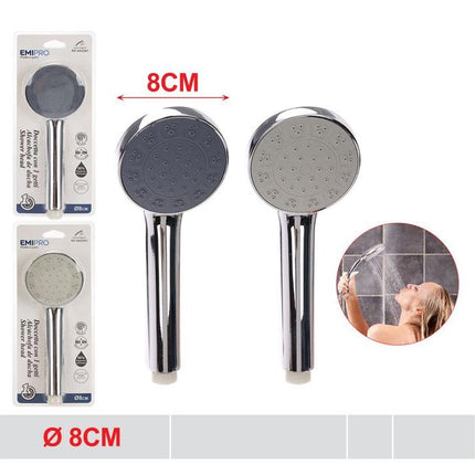 Handdouche 8 cm chroomkleurige douchekop met 1 straalsoort voor badkamer