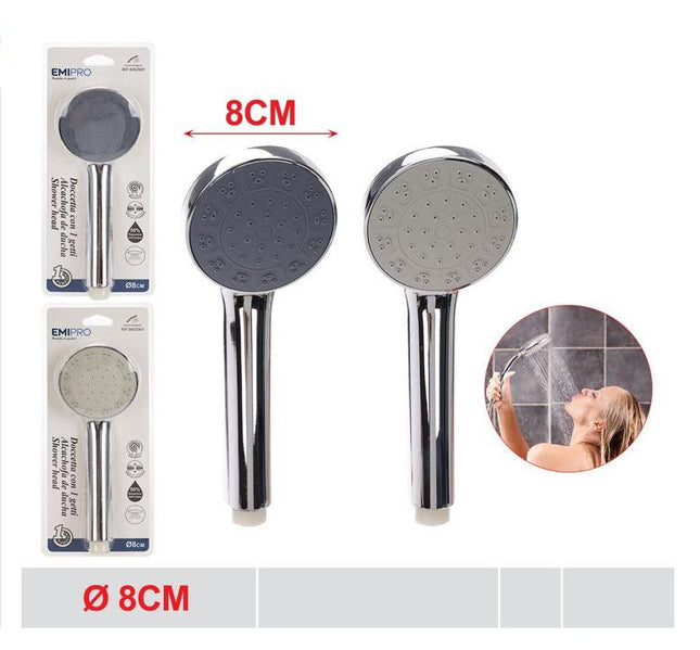 Handdouche 8 cm chroomkleurige douchekop met 1 straalsoort voor badkamer