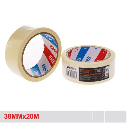 Papieren afplaktape 38 mm x 20 m