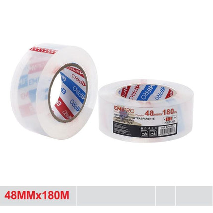 Transparante verpakkingstape 48 mm x 180 m