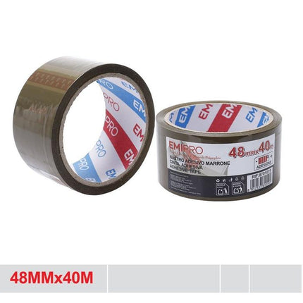 Bruine verpakkingstape 48 mm x 40 m