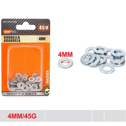 Sluitringen 4 mm 45 g metalen ringen voor schroeven bouten en montage