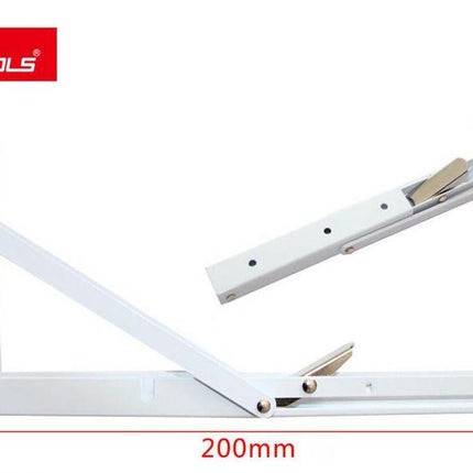 Opklapbare plankdrager wit 200 x 105 mm voor wandplank