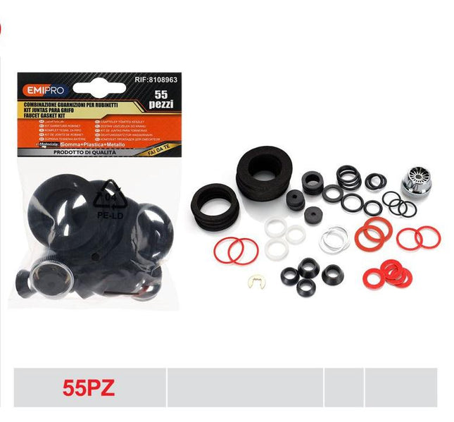 Kraan dichtingen set 55 stuks voor kraan reparatie
