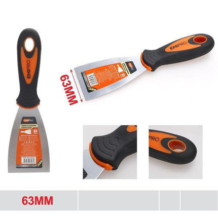Flexibel plamuurmes 63 mm met antislip handgreep