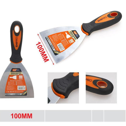 Flexibel plamuurmes 100 mm met antislip handgreep
