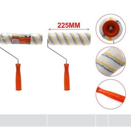 Verfroller 225 mm met handgreep voor muurverf