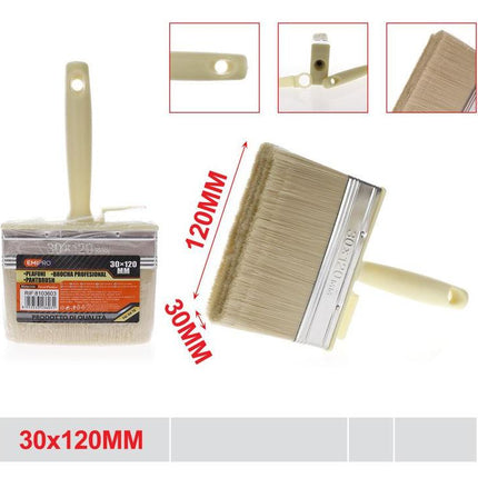 Blokkwast 120 mm met kunststof handvat brede verfkwast voor muur verf en renovatie