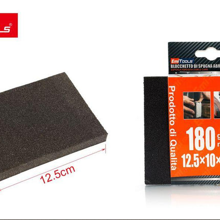 Schuurspons P180 12.5 x 10 x 1.2 cm voor hout en verf