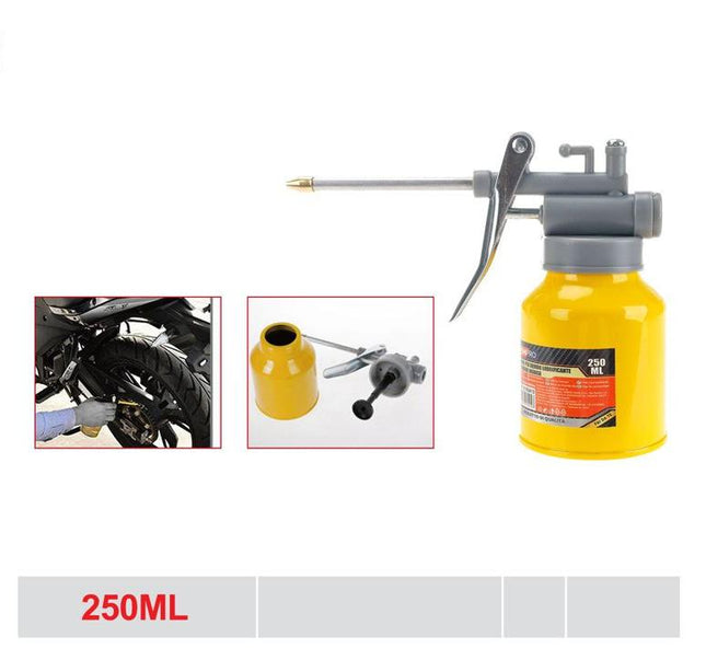 Oliekan met spuitmond 250 ml met metalen pomp en kunststof reservoir