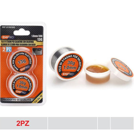 Soldeerdraad 1.0 mm 30 g met soldeerhars 13 g
