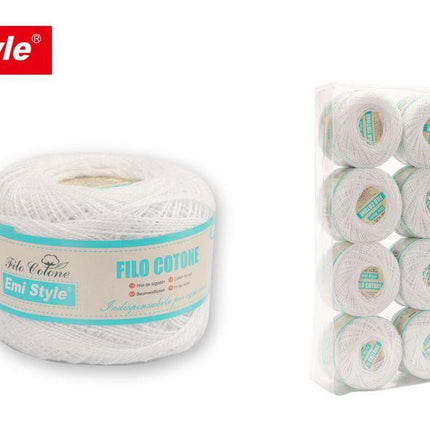 Wit katoengaren 20 g katoen draad voor haken naaien en handwerk