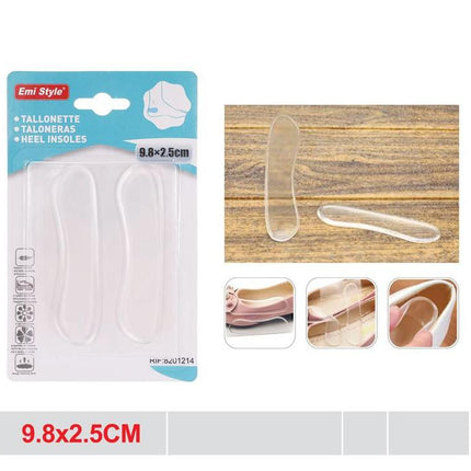 Transparante hielstrips 9.8 x 2.5 cm PU hielbeschermers voor schoenen pumps en sandalen