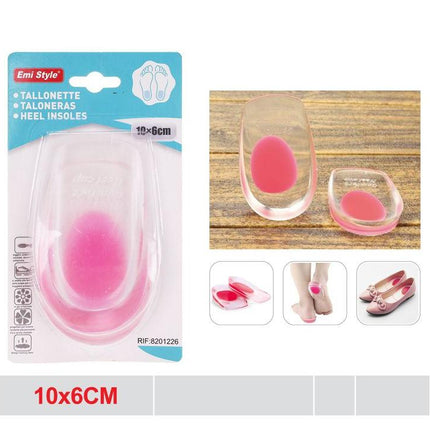 Gel hielkussens dames 10 x 6 cm PU hielpads voor hoge hakken pumps en schoenen