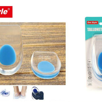 Gel hielkussens heren 10.6 x 6.8 cm transparante schoeninleg voor extra comfort
