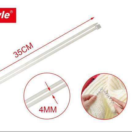 Breinaalden 4 mm x 35 cm voor wol en handwerk