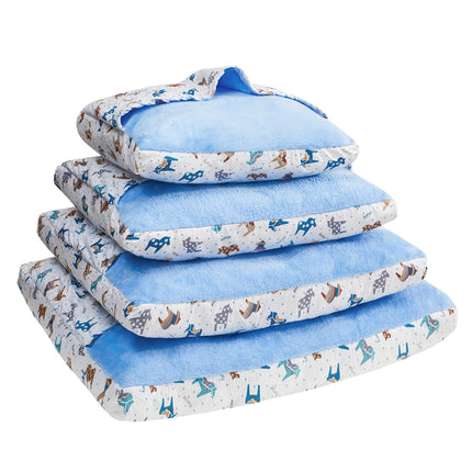 Zacht Hondenkussen met Deken en Dierenprint – Comfortabel Huisdierkussen voor Hond en Kat