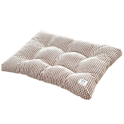 Zacht Hondenkussen met Blokstructuur