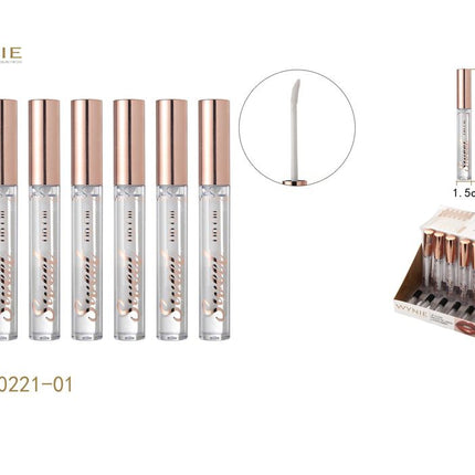 WYNIE transparante lipgloss 11.6 cm glanzende lip oil voor lipmake-up en dagelijkse lipverzorging
