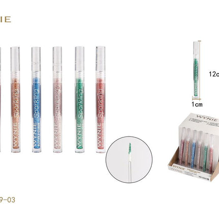 WYNIE sparkling glitter oogschaduw 12 cm vloeibare glitter eyeshadow voor oogmake-up kleurvariant willekeurig