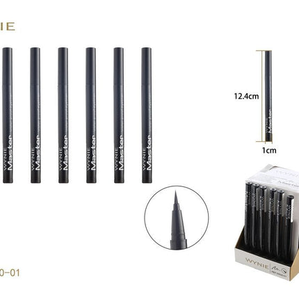 Zwarte vloeibare eyeliner 0.8 g fijne punt voor nauwkeurige oogmake-up
