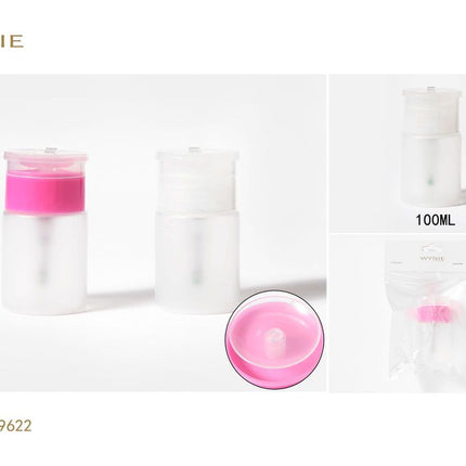 Navulbare pompflacon 60 ml voor lotion toner en verzorgingsvloeistoffen kleur willekeurig