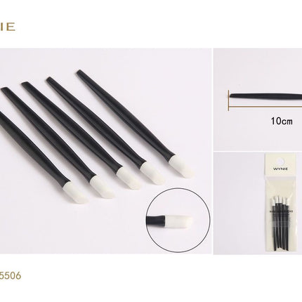 Nagelriemduwers set 10 cm kunststof bokkenpootjes voor manicure en nagelriemverzorging