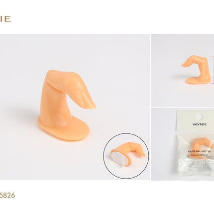 Oefenvinger voor kunstnagels 4.5 cm nagelhouder voor manicure nail art oefenen en nageldecoratie