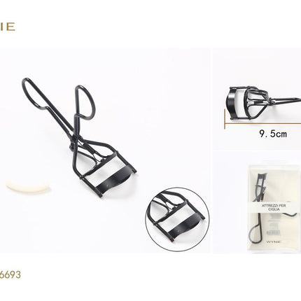 Zwarte wimperkruller 9.5 cm voor gekrulde wimpers en dagelijkse oogmake-up