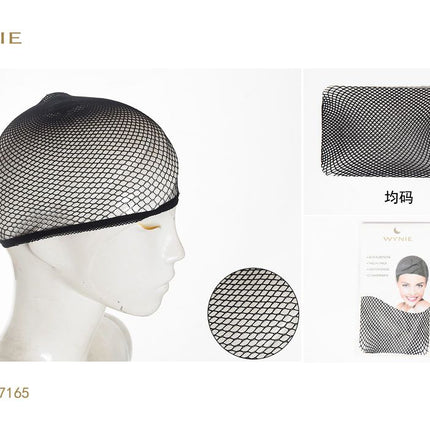 Zwart haarnetje elastisch wig cap voor pruiken make-up en haarstyling