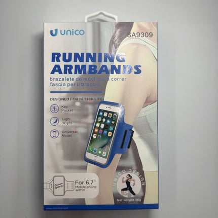 Sportieve hardloop heuptas / running belt waist pack – geschikt voor smartphones tot 6.7 inch